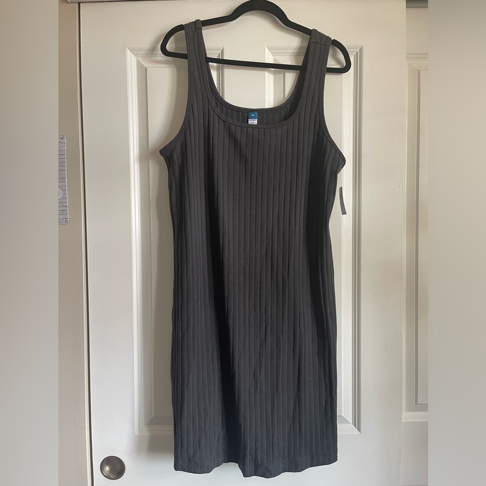 Old Navy Charcoal Ribbed dress, new with tags 2X